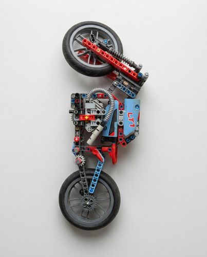 Moto custom lego technic - moto, 42036