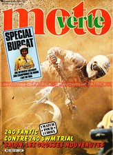 MOTO VERTE  91 FANTIC 240 SWM Trial Gilles BURGAT 24H BRETAGNE Salon PARIS 1981