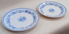 Vintage “SOCIETE CERAMIQUE MAESTRICHT” Porcelain Dinner Plates, Geranium Pattern