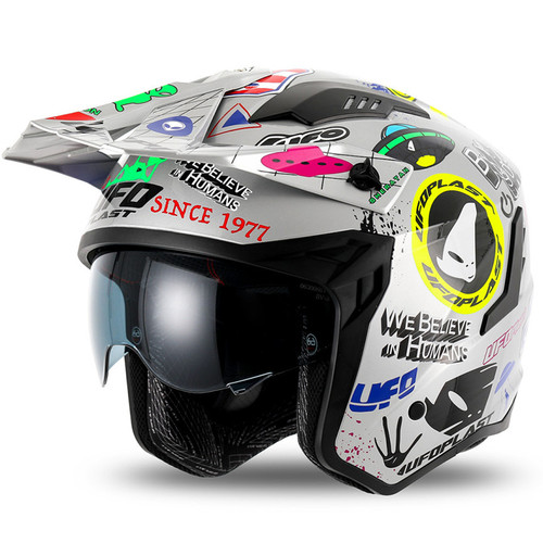 Casque moto jet ufo - jet, plast