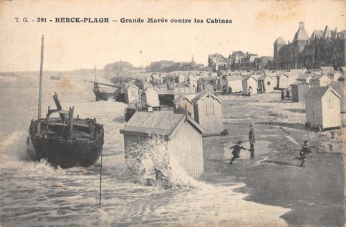 Cpa berck plage grande - cpa, /