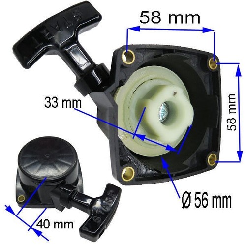 Lanceur demarreur corde - ,