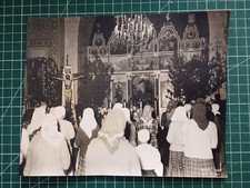 BX107 beautiful photo Erpé circa 1950 cruise souvenir - church visit