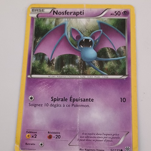 Pokémon jcc nosferapti 135 - pokémon,