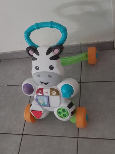 Porteur trotteur bébé zèbre