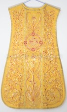 Chasuble Jaune Espagnole Avec