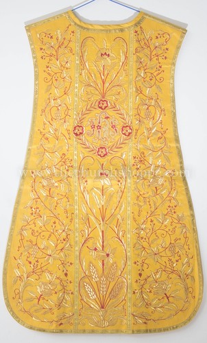 Chasuble jaune espagnole avec - chasuble,