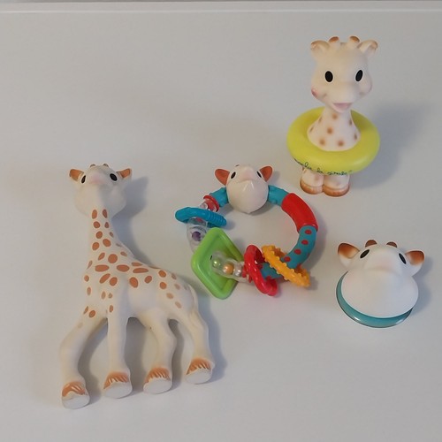 Lot bébé sophie - la, girafe