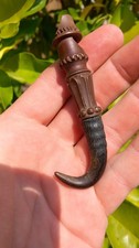 Whistle Appeau Toy? 19th Century Carved Wood Horn