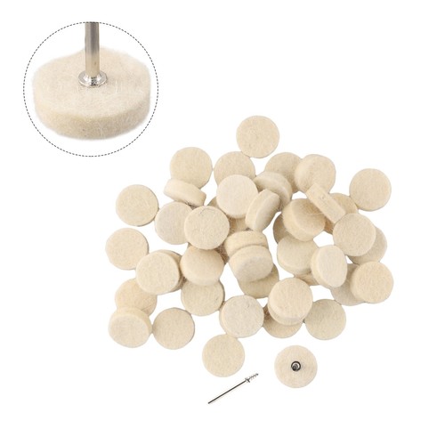50pcs 25mm laine polissage - 50pcs,