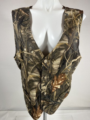 Vintage camouflage vest mens - vintage,