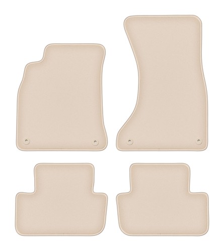 Tapis sol velours beige - tapis,