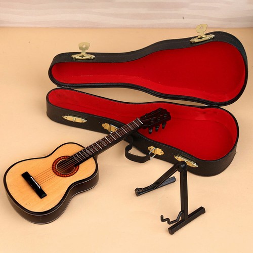 Mini acoustic guitar - 4”, wood