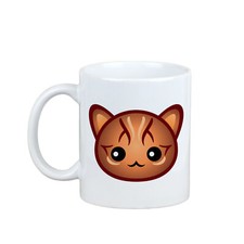 Bengal tasse avec un chat