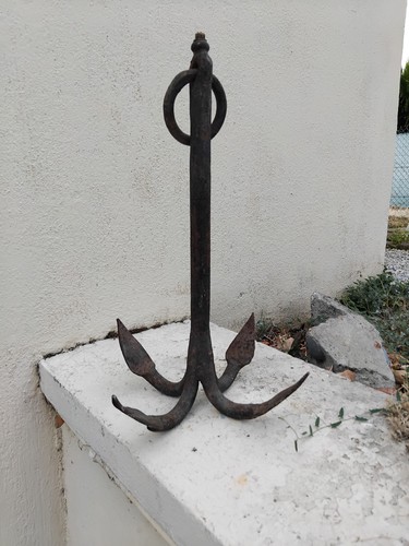 Ancienne ancre marine - ancre,