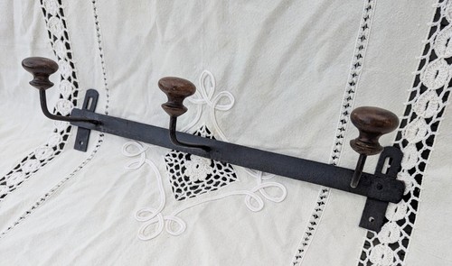 Porte manteau fer - porte-manteau, forgé