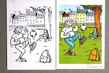 MARGERIN - LUCIEN FOOTBALL DUO - Ex-libris