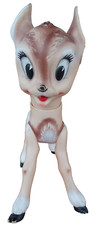 Ancien grand pouêt BAMBI 1962 Walt Disney Productions 34 cm logo éléphant