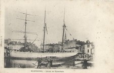 MARTIGUES A SAILBOAT NEW EARTH A DOCK, DORIS SCHOONER SAILBOATS COD FISHING