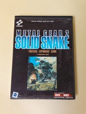 Metal Gear 2 Solid Snake MSX2 Game Cartridge Konami Boxed Manual Japan