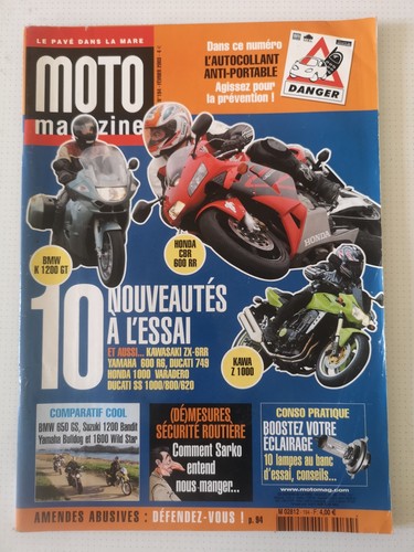 Moto magazine 194 du - moto, n°194