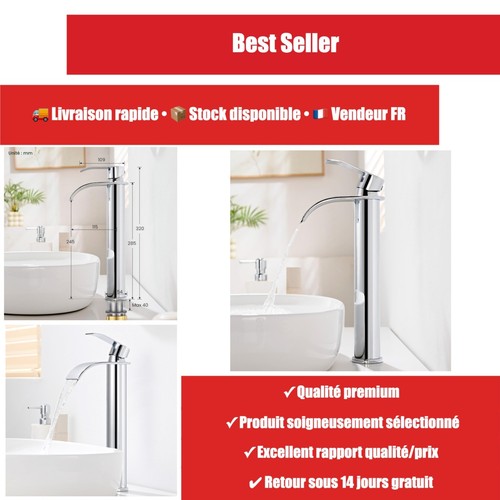 Robinet lavabo haut - , poser