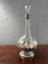 SOLID SILVER POINCON MINERVA FRAME LIQUOR CARAFE / ANTIQUE SILVERWARE