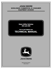 JOHN DEERE Gator Utility Vehicle 4x2 4x6 TM1518 Technical Manual CD/PRINT