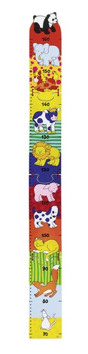 Toise animaux bois - en,
