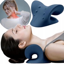 Coussin Orthopédique Traction Étirement Massant Douleur Nuque Cou Épaules