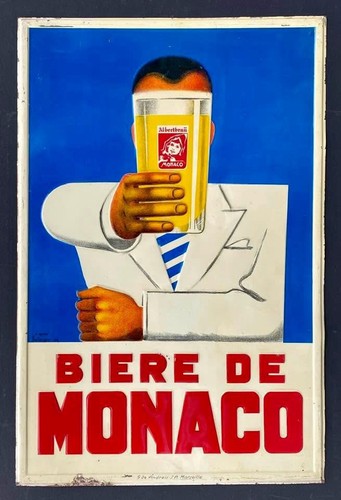 Affiche poster bière - poster, monaco