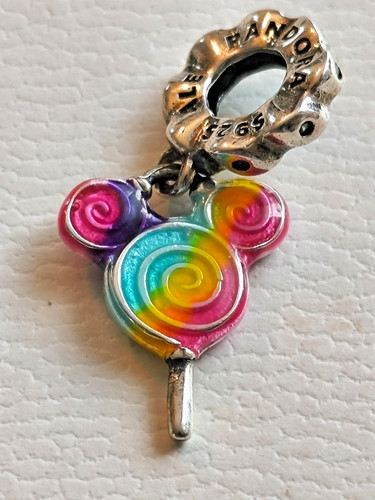 Charm pandora sucette - arc, en