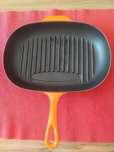 Grande poêle grill creuset - poêle,