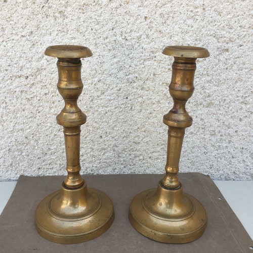 Anciens grands bougeoirs en - grands,