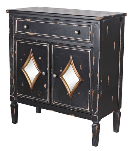 Buffet vintage noir antique - buffet,