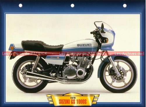 Suzuki 1000 gs1000s - gs,