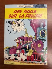 Morris Lucky Luke 9 Des rails sur la prairie Dupuis souple DL 1970 Bande