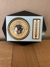 Antique TAP 7 Precision Barometer And Thermometer - 1970s - Formica