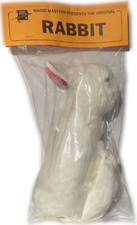Deluxe MAGIC SPRING RABBIT Trick Peter Bunny Animal Puppet Prop Realistic Fake