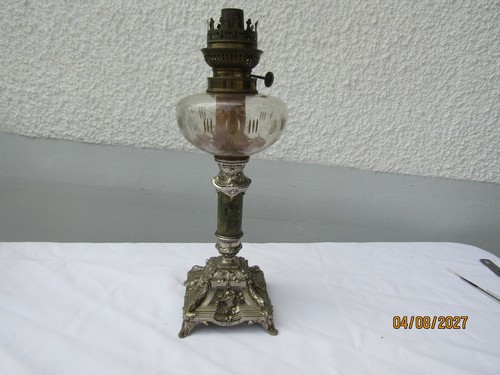 Old petrol kerosene lamp - kerosene,