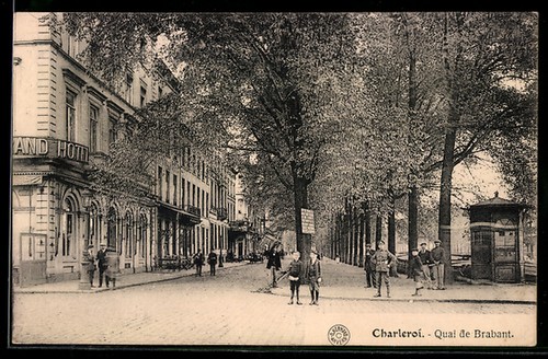 Cpa charleroi quai - charleroi,, brabant