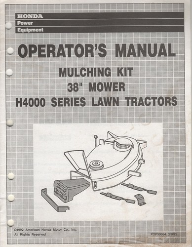 1992 honda mulching kit - 1992,