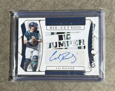 2022 National Treasures Cal Raleigh Material Signatures Auto BIG DUMPER #/25