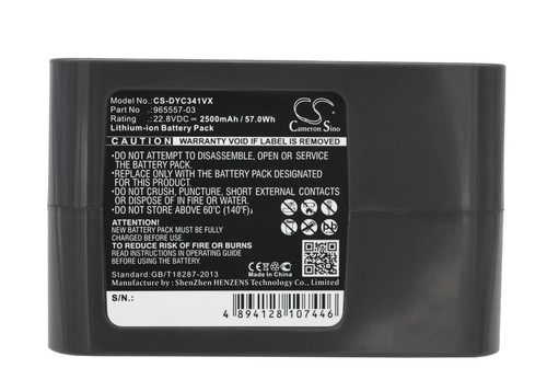 2500mah batterie pour dyson - pour,