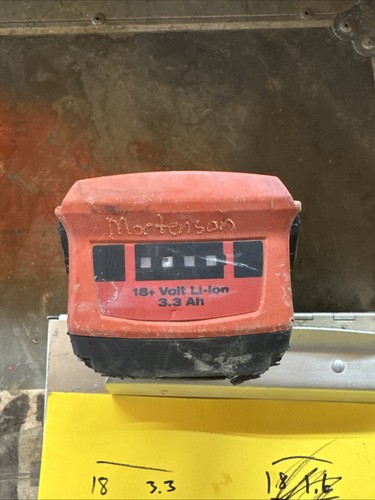 Hilti used b18 amp 21 - amp, 21.6v