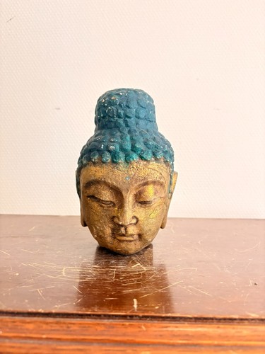 Ancien sculpture tête - sculpture,