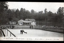 MONT DORE (63) SPORT SKATING, ROLLER SKATE at the RESTAURANT early 1900