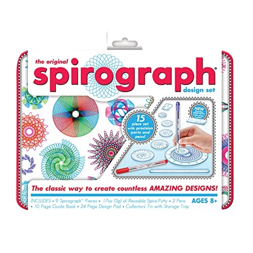 Spirograph tin box - spirograph,