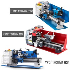 VEVOR 550 W/750 W Tour à Métaux Kit Mini Tour Métal Numérique Vitesse Variable 