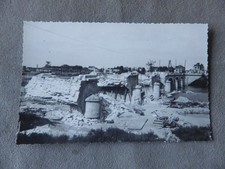 49 - SAUMUR   (Maine et Loire) - CARTE  PHOTO  VUE PONT DETRUIT GUERRE 1944